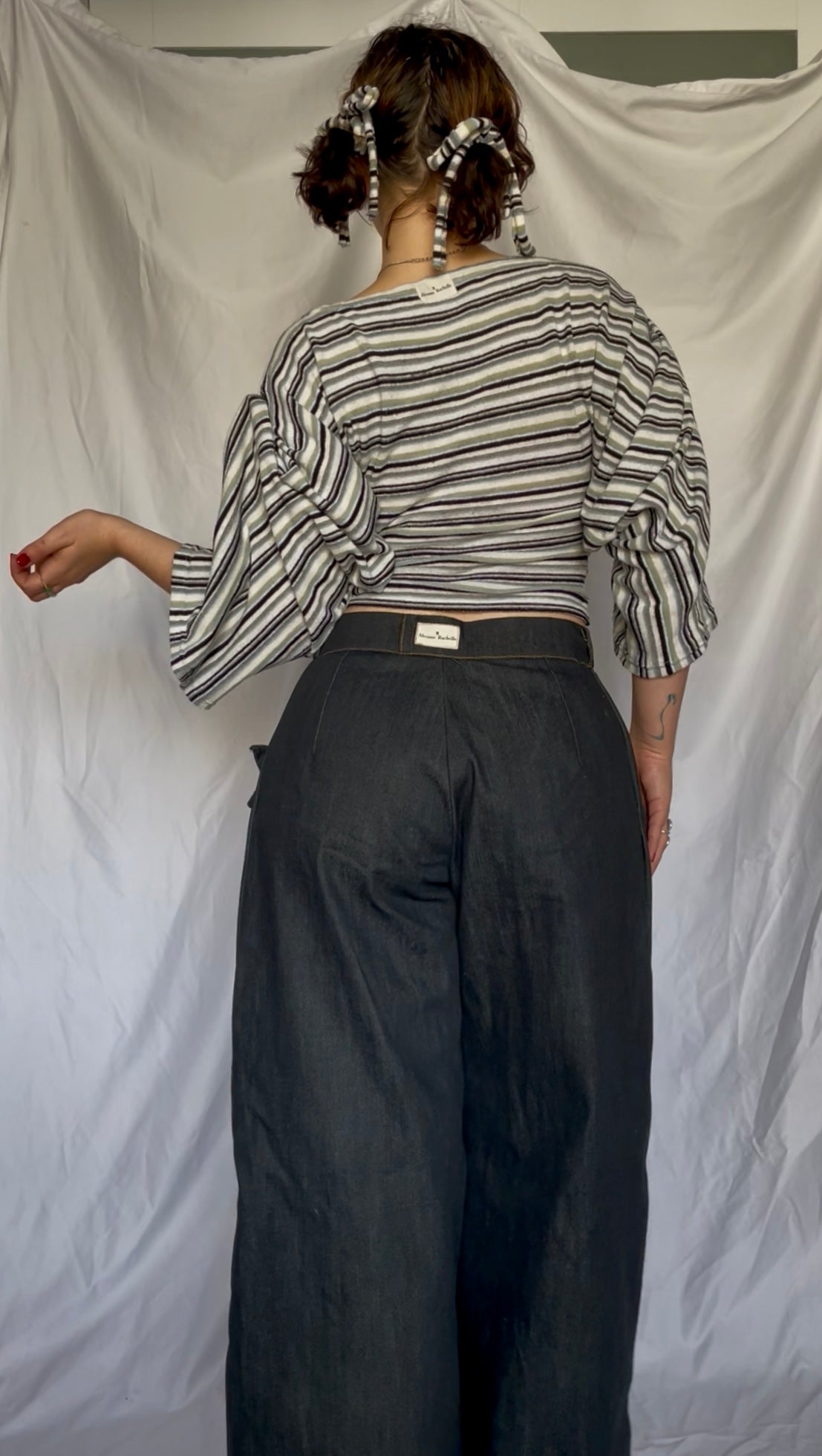 Pantalon en denim Ocean-Mère