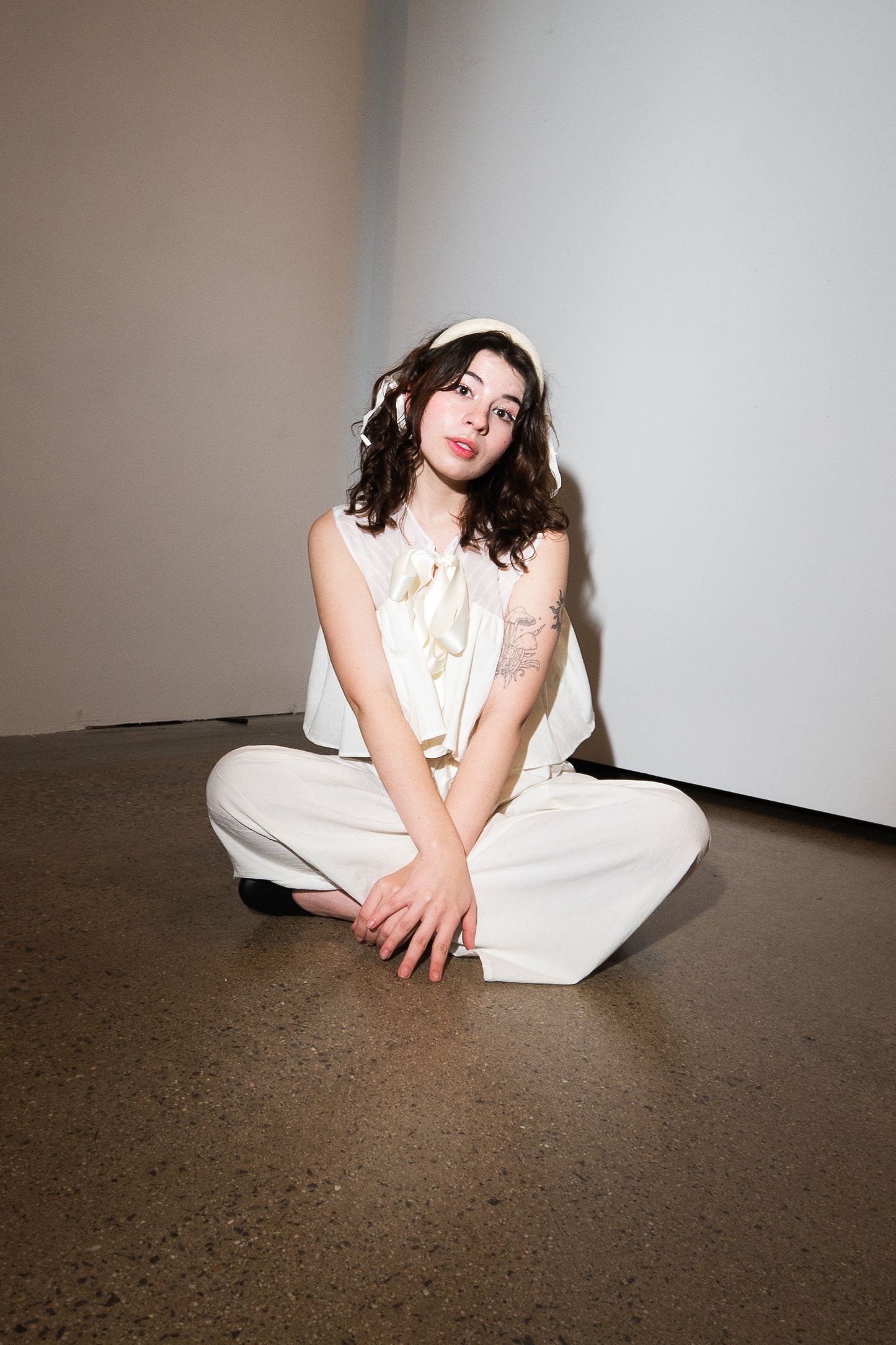 Haut Bleuetière - Blanc Translucide